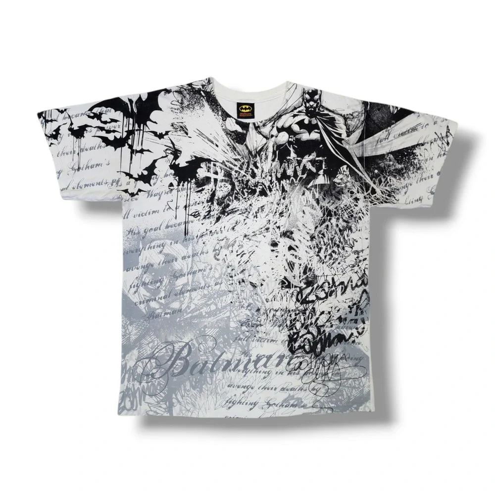 Vintage DC Comics Batman By Fifth Sun Full Front Graphic T-Shirt Men's M‎